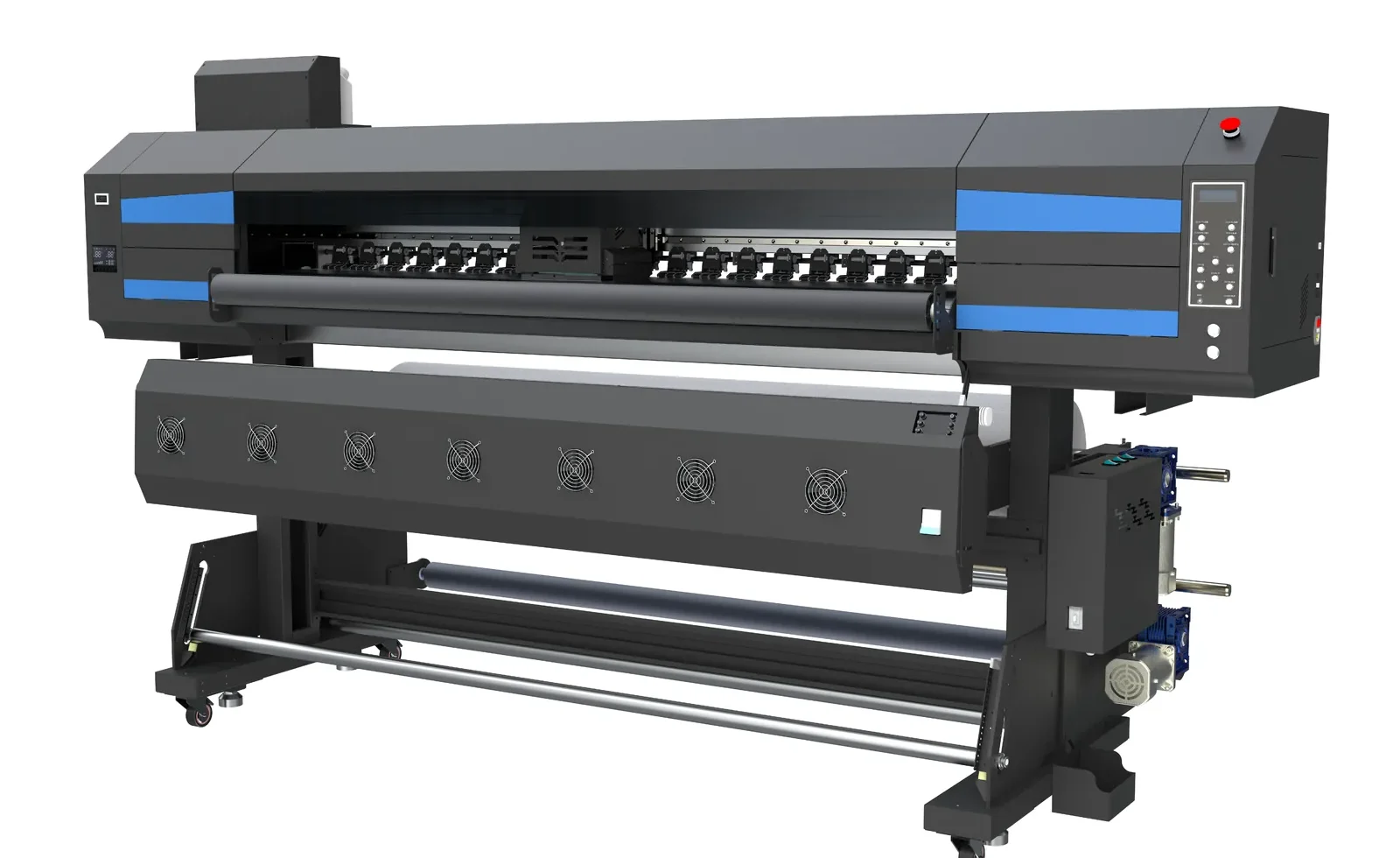 Sublimationsdrucker ZS1904-K – Digitaler Sublimationsdrucker mit vier Druckköpfen für große Formate