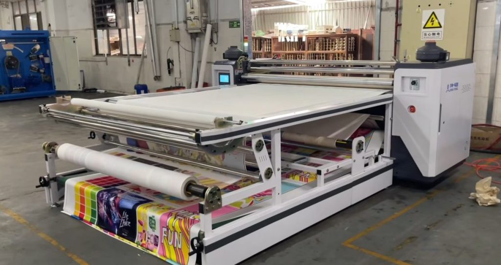 On-site prototyping and testing of actual materials at the printing equipment factory