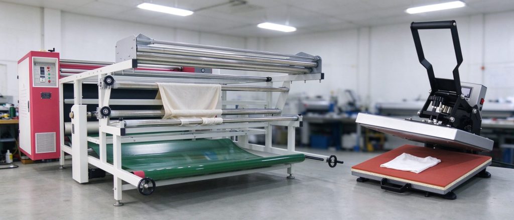 Comparison of Roller Heat Presses and Flatbed Heat Transfer Machines